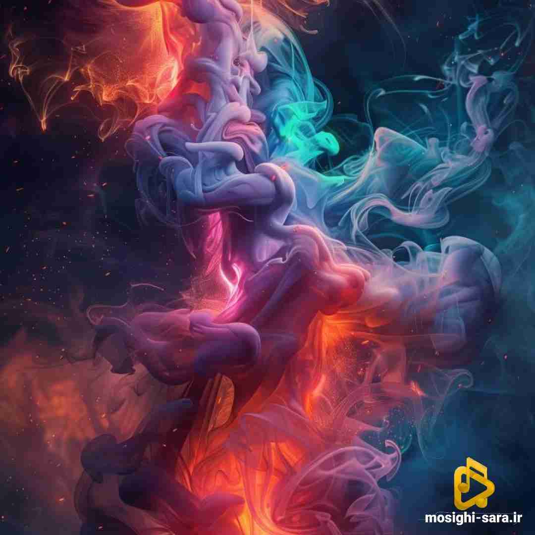  دم غروب آسمون آبی دستمه گیتار روشن آتیش