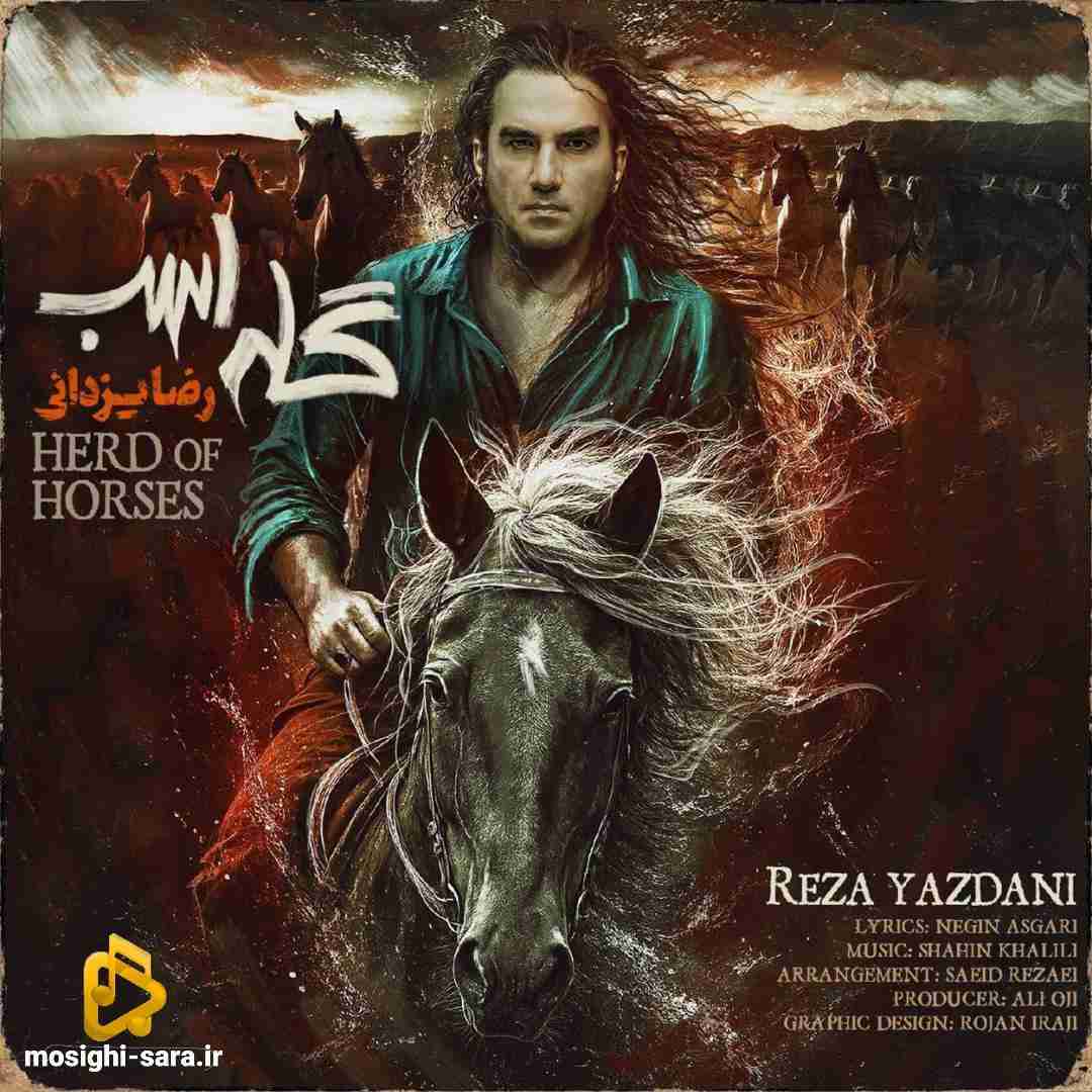 رضا یزدانی گله اسب